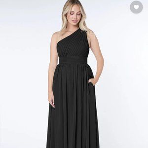 Azazie Molly bridesmaid dress A12 Black